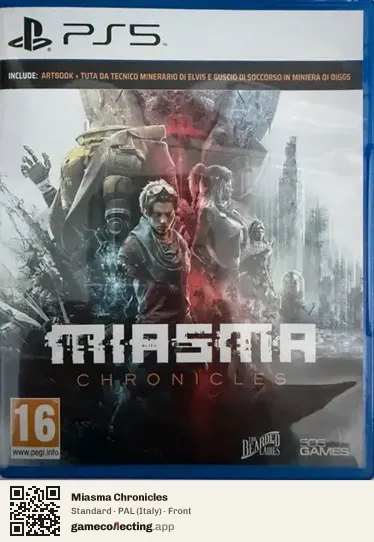 Miasma Chronicles PlayStation 5, Italy box front
