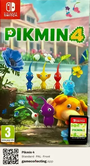 Pikmin 4 Nintendo Switch, PAL box front