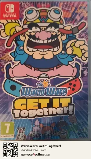 WarioWare: Get It Together! Nintendo Switch, PAL box front