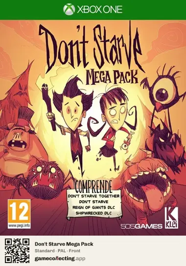 Don't Starve Mega Pack Xbox One, PAL box front