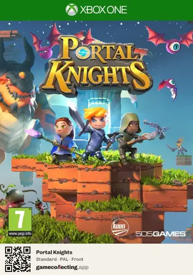 Portal Knights Xbox One, PAL box front