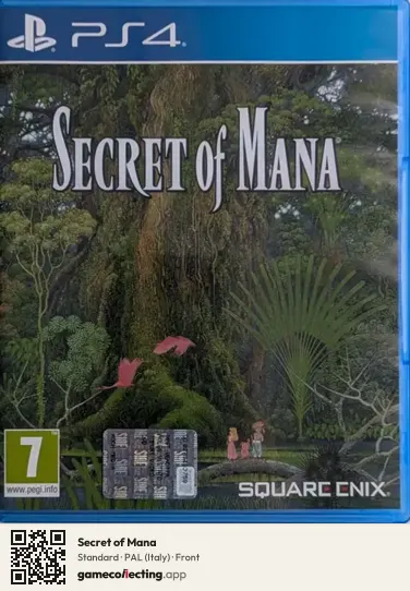 Secret of Mana PlayStation 4, Italy box front