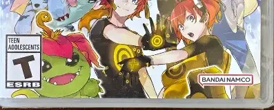 Digimon Story Cyber Sleuth: Complete Edition, the ESRB box on its front