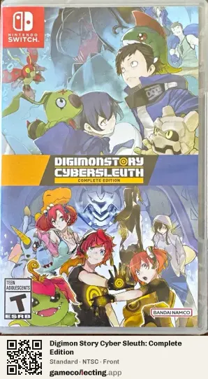 Digimon Story Cyber Sleuth: Complete Edition Nintendo Switch, NTSC box front