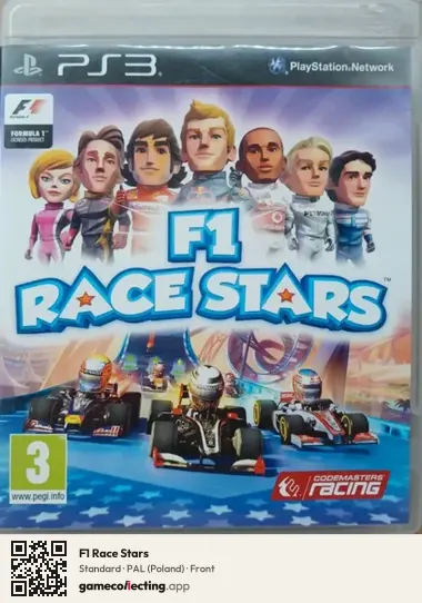 F1 Race Stars PlayStation 3, Poland box front