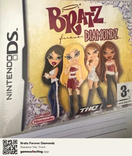 Bratz: Forever Diamondz Nintendo DS, PAL box front