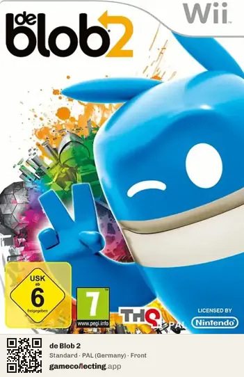 de Blob 2 Nintendo Wii, Germany box front