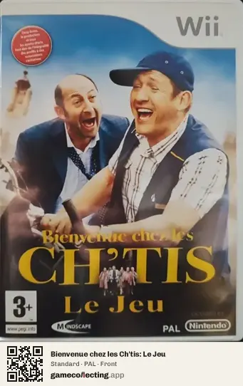 Bienvenue chez les Ch'tis: Le Jeu Nintendo Wii, PAL box front