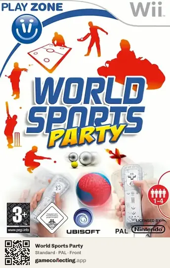 World Sports Party Nintendo Wii, PAL box front