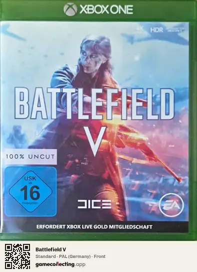 Battlefield V Xbox One, Germany box front