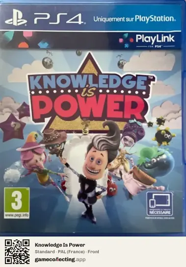Knowledge Is Power PlayStation 4, France box front