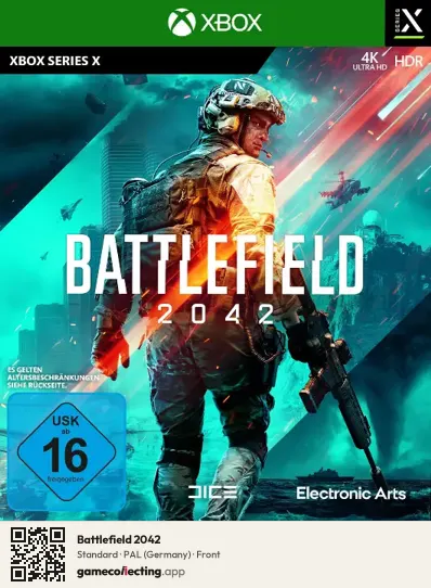 Battlefield 2042 Xbox Series X, Germany box front
