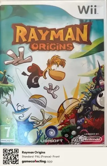 Rayman Origins Nintendo Wii, France box front