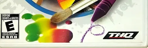uDraw Studio, the ESRB box on its front