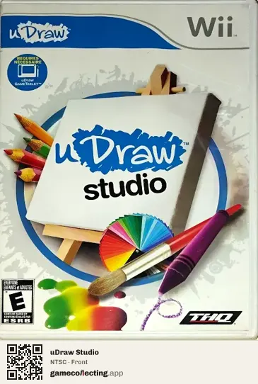 uDraw Studio Nintendo Wii, NTSC box front