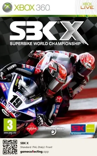 SBK X Xbox 360, Italy box front