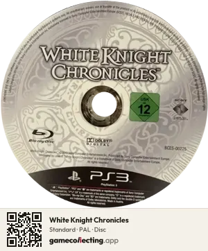 White Knight Chronicles PlayStation 3, PAL disc