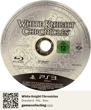 White Knight Chronicles PlayStation 3, PAL disc