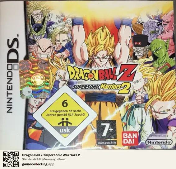 Dragon Ball Z: Supersonic Warriors 2 Nintendo DS, Germany box front