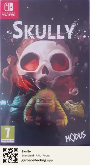 Skully Nintendo Switch, PAL box front