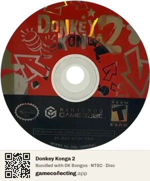 Donkey Konga 2 Nintendo GameCube, NTSC disc