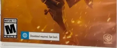 Mortal Kombat 11, the ESRB box on its front