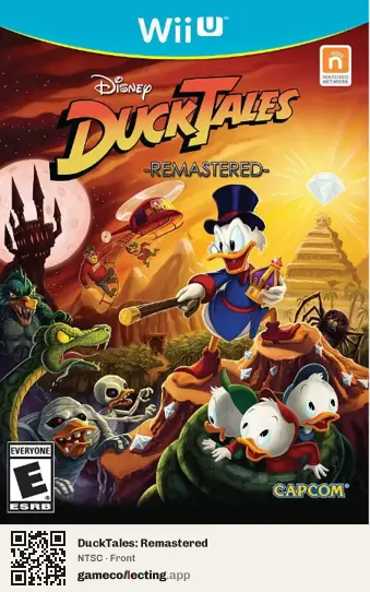 DuckTales: Remastered Nintendo Wii U, NTSC box front