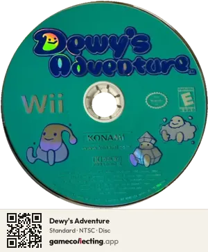 Dewy's Adventure Nintendo Wii, NTSC disc
