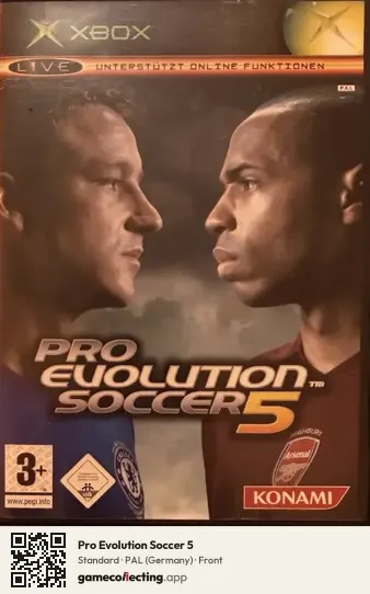 Pro Evolution Soccer 5 Xbox, Germany box front