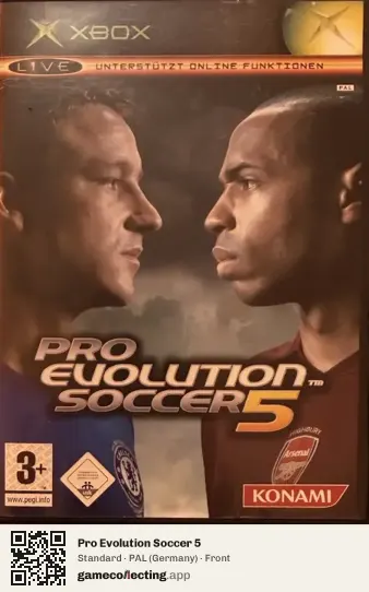 Pro Evolution Soccer 5 Xbox, Germany box front