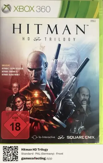 Hitman HD Trilogy Xbox 360, Germany box front