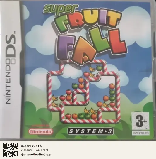 Super Fruit Fall Nintendo DS, PAL box front