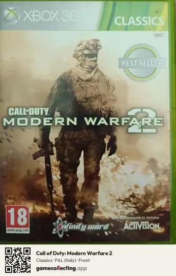 Call of Duty: Modern Warfare 2 Xbox 360, Italy box front