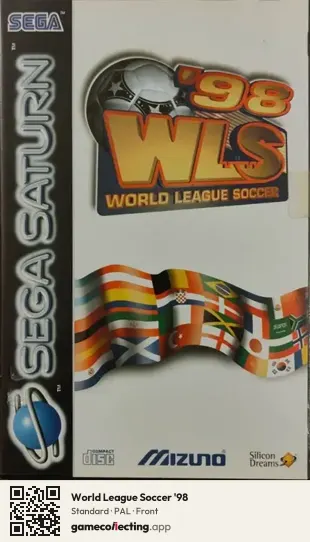 World League Soccer '98 Sega Saturn, PAL box front