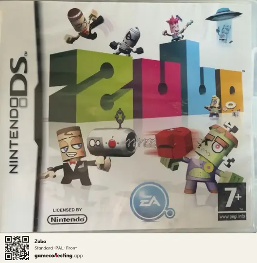 Zubo Nintendo DS, PAL box front