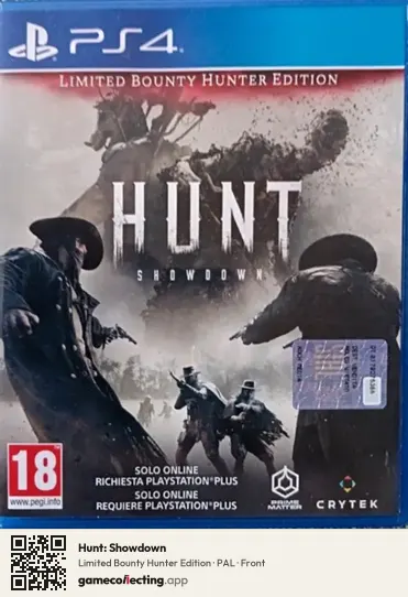 Hunt: Showdown PlayStation 4, PAL box front