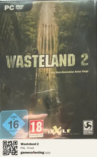 Wasteland 2 Computer, PAL box front