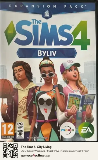 The Sims 4: City Living Computer, Nordic countries box front
