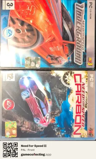 Need for Speed II Computer, PAL box front