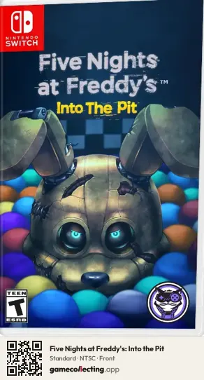 Five Nights at Freddy's: Into the Pit Nintendo Switch, NTSC box front
