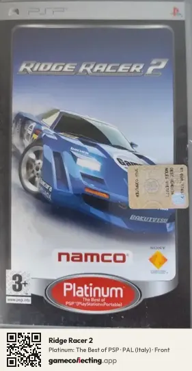 Ridge Racer 2 PlayStation Portable, Italy box front