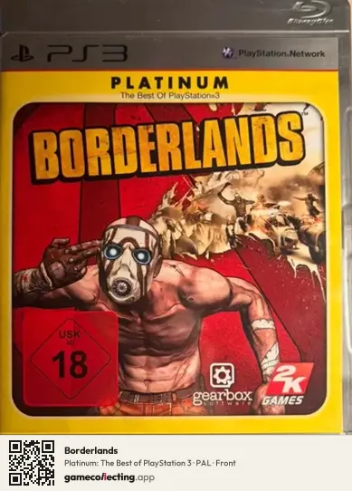 Borderlands PlayStation 3, PAL box front