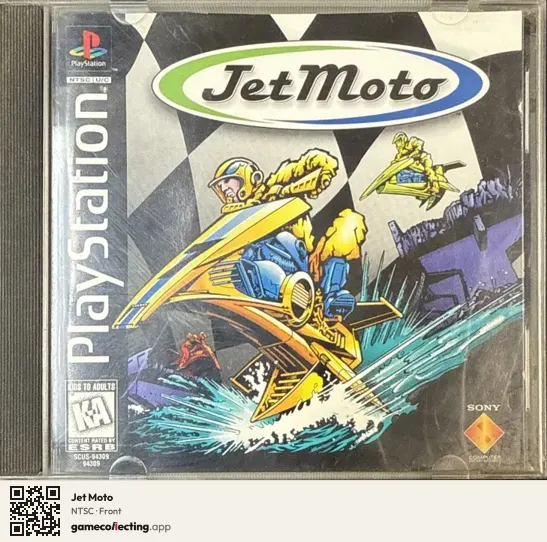 Jet Moto PlayStation, NTSC box front