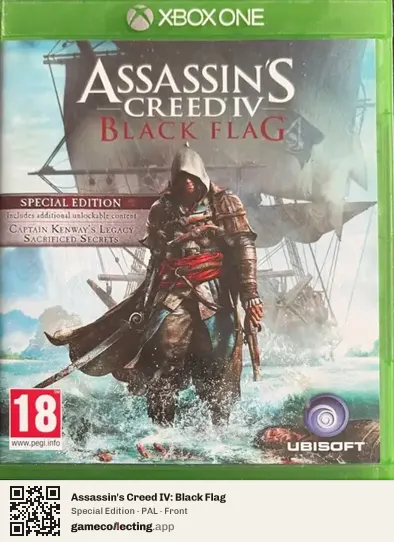 Assassin's Creed IV: Black Flag Xbox One, PAL box front