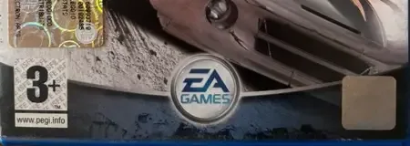 Burnout 3: Takedown, the PEGI square on its front