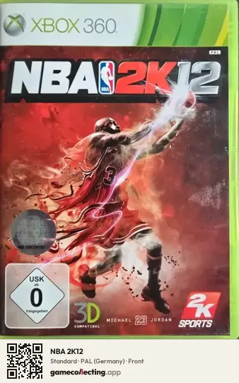 NBA 2K12 Xbox 360, Germany box front