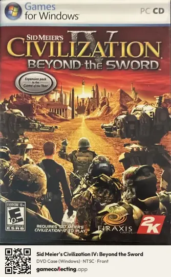 Sid Meier's Civilization IV: Beyond the Sword Computer, NTSC box front
