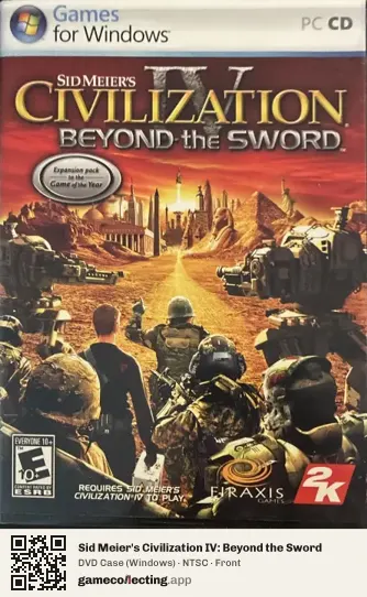 Sid Meier's Civilization IV: Beyond the Sword Computer, NTSC box front