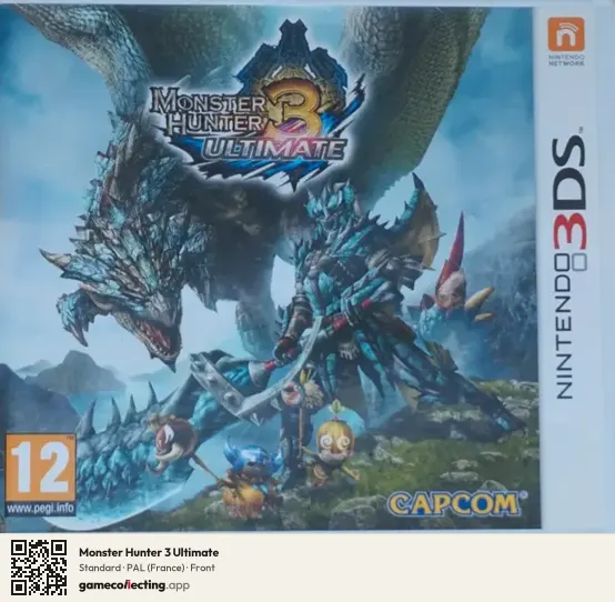 Monster Hunter 3 Ultimate Nintendo 3DS, France box front
