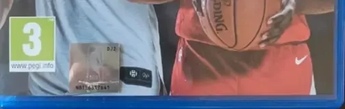 NBA Live 18, the USK square on its front